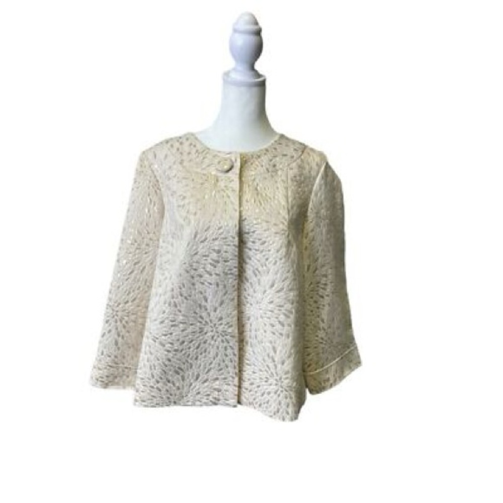 RAFAEL Cream Lace Blazer